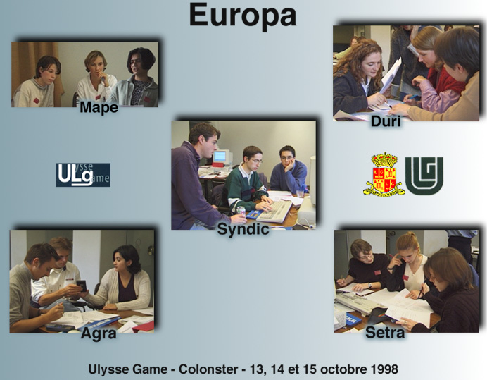 Les différents groupes